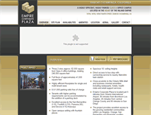 Tablet Screenshot of empirecorporateplaza.com